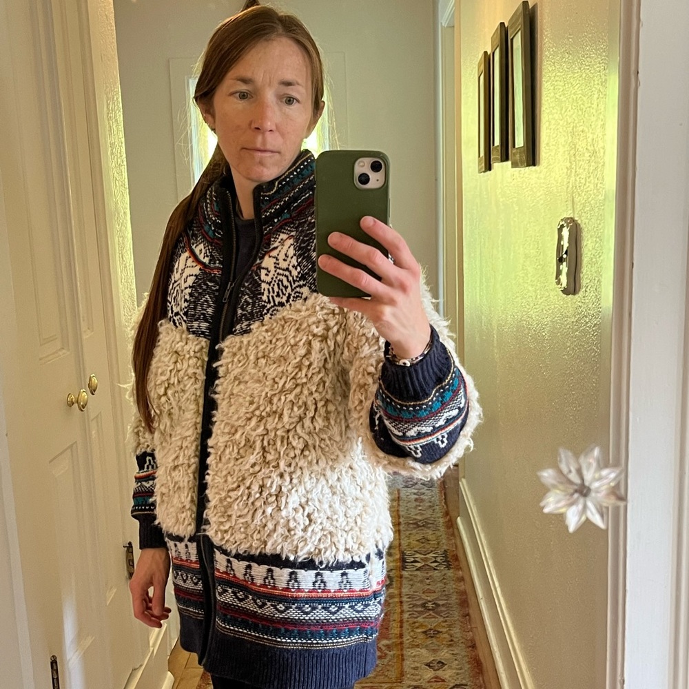 Pilcro Boho Sweater Coat